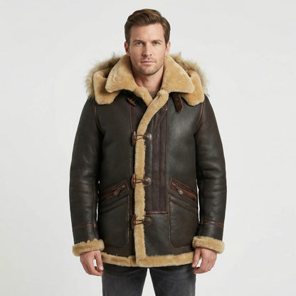Padded Hooded Jacket For Men - Collin