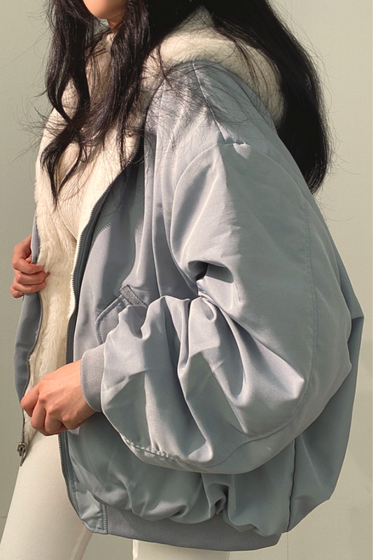 Padded Winter Bomber Jacket - Bernadette