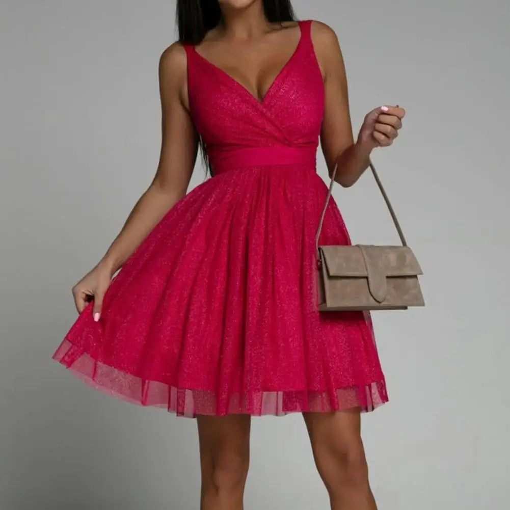 Shimmering Sequin Party Dress - Seraphina