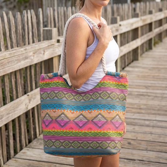 Patterned Casual Shoulder Bag - Vezia
