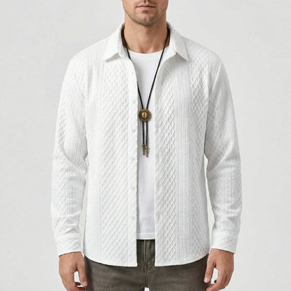 Patterned Regular-Fit Mens Shirt - Ian