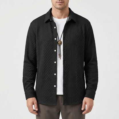 Patterned Regular-Fit Mens Shirt - Ian