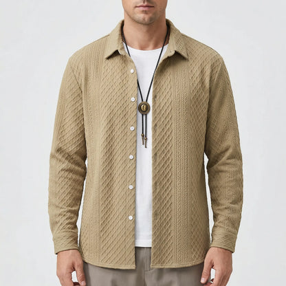 Patterned Regular-Fit Mens Shirt - Ian
