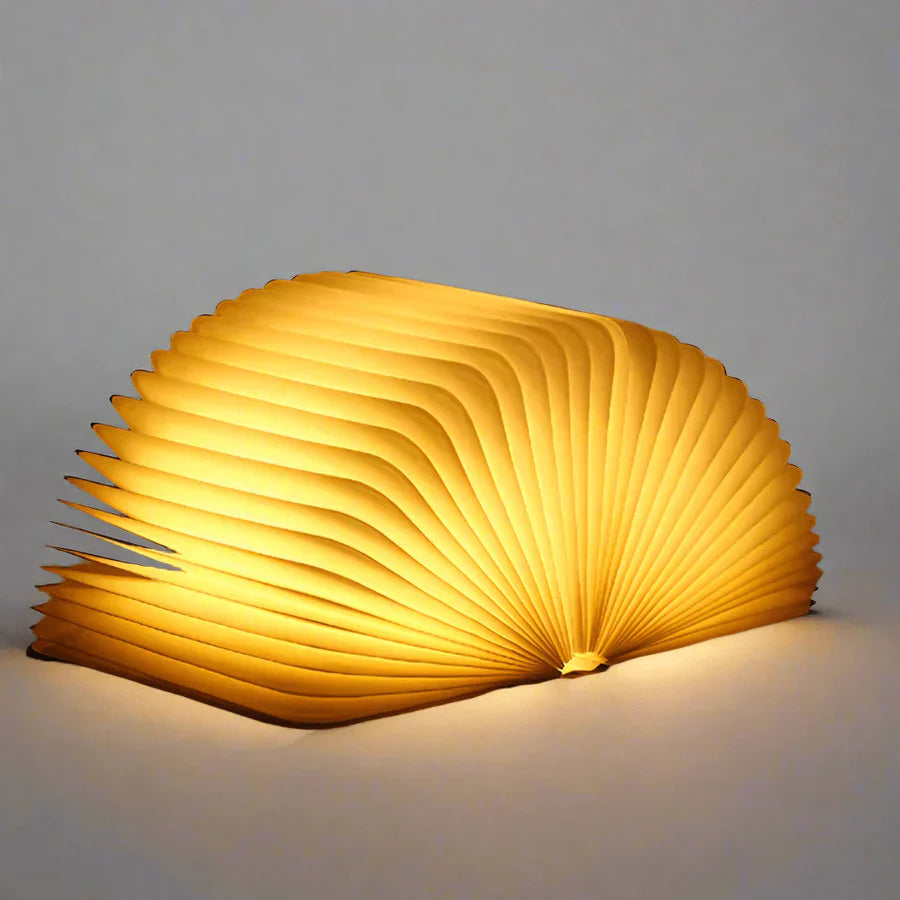 Folding Book Lamp with Warm LED Lighting - StoryGlow