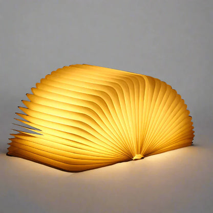 Folding Book Lamp with Warm LED Lighting - StoryGlow