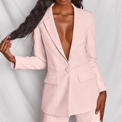 Stylish Blazer and Trouser Set - Ariane