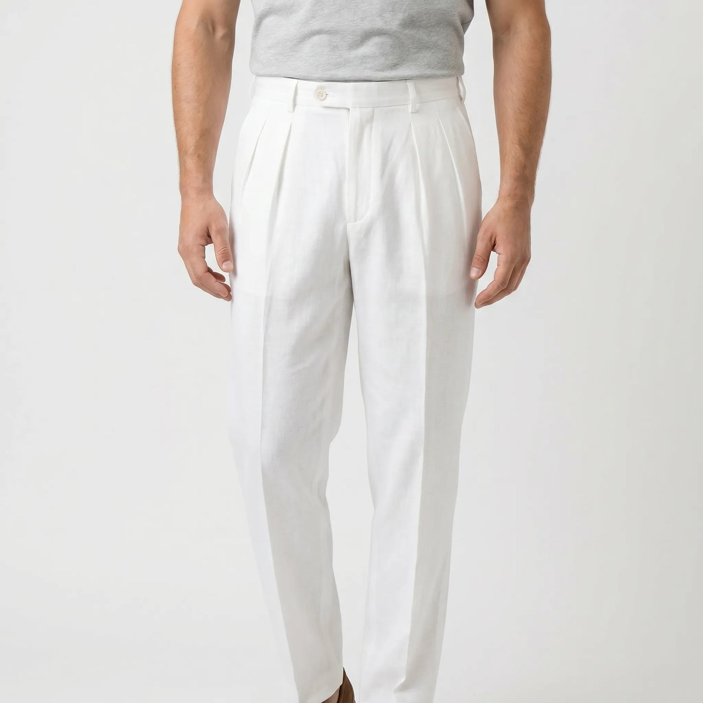 Pleated Smart Casual Trousers -  Caleb