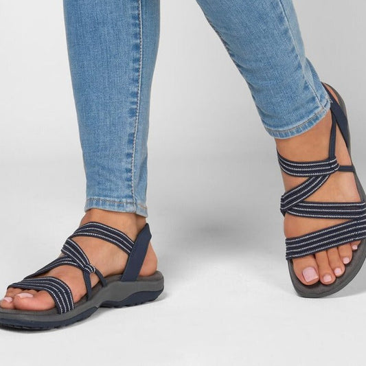 Orthopaedic ladies' sandals with adjustable straps – Elvira
