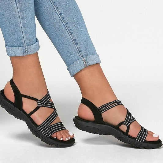 Orthopaedic ladies' sandals with adjustable straps – Elvira