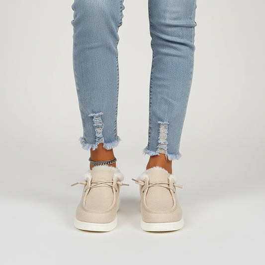 Plüschgefütterte Winter-Schuhe -  Elvira