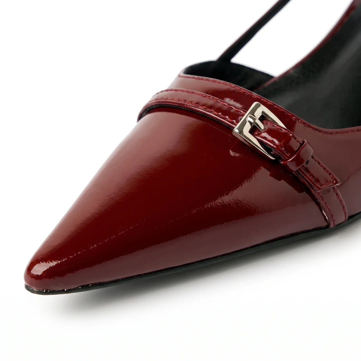 Pointed Slingback Kitten Heels - Victoria