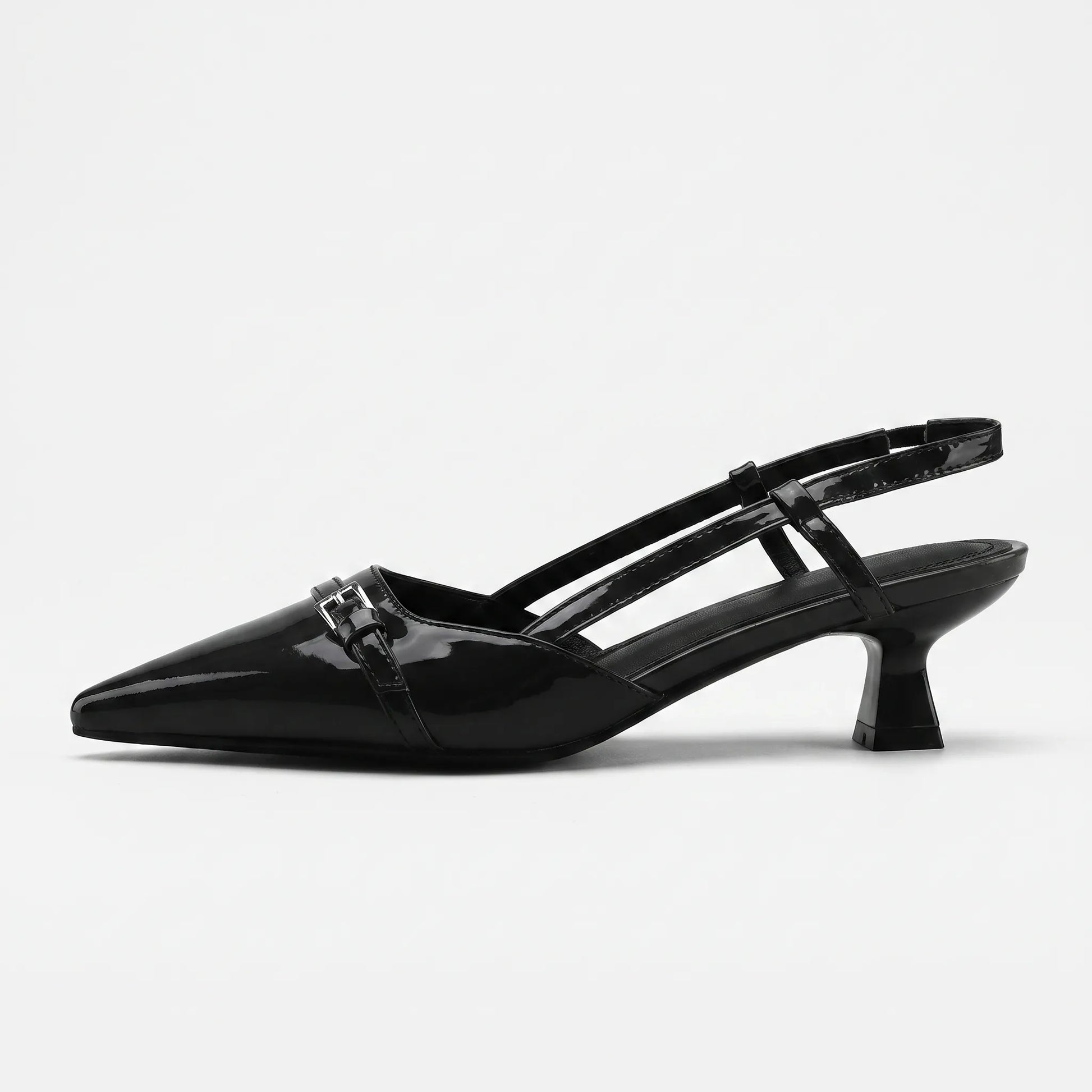 Pointed Slingback Kitten Heels - Victoria