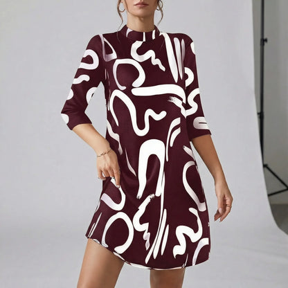 Printed Dress For Women With A Relaxed Fit - Letizia