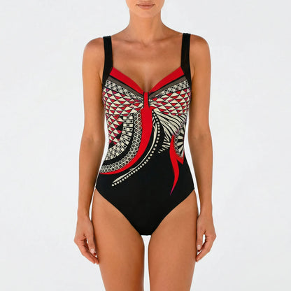 Printed One-Piece Swimsuit - Daniela