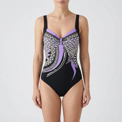 Printed One-Piece Swimsuit - Daniela