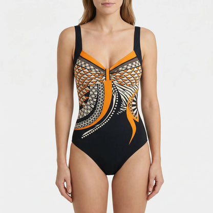 Printed One-Piece Swimsuit - Daniela