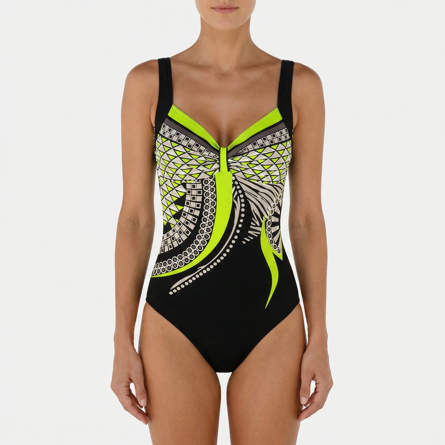 Printed One-Piece Swimsuit - Daniela