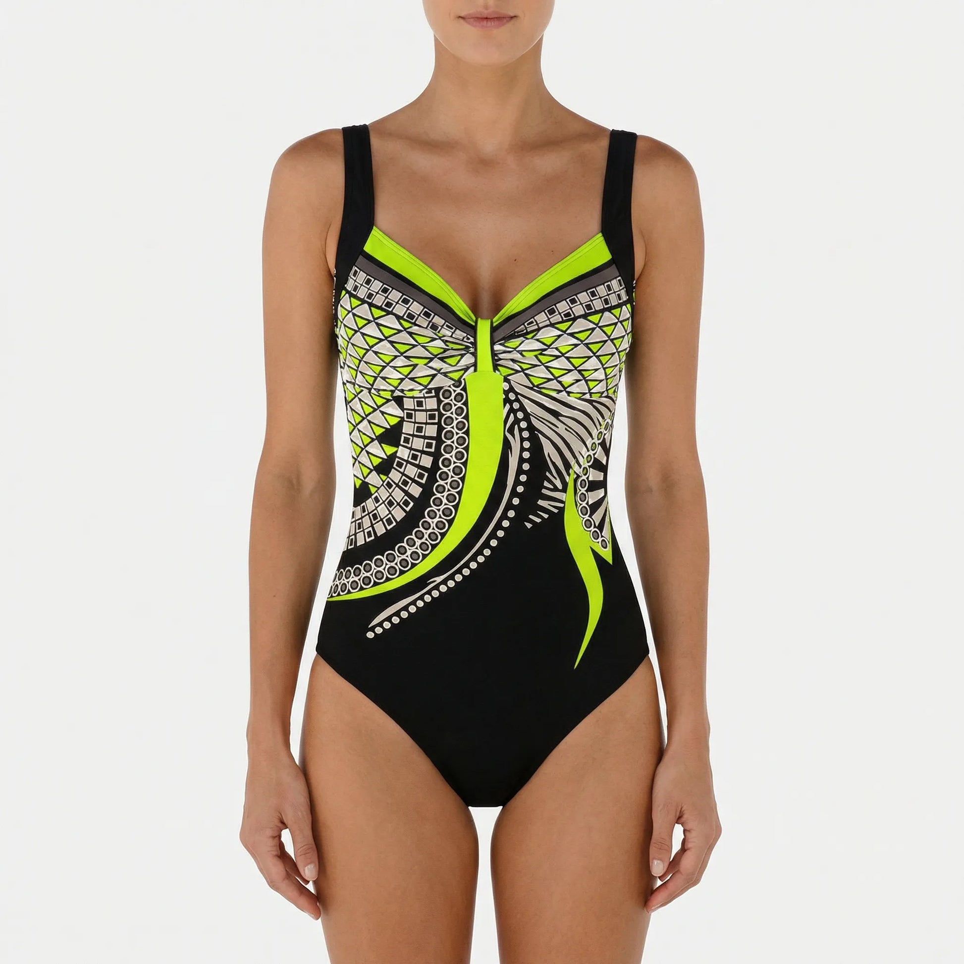 Printed One-Piece Swimsuit - Daniela