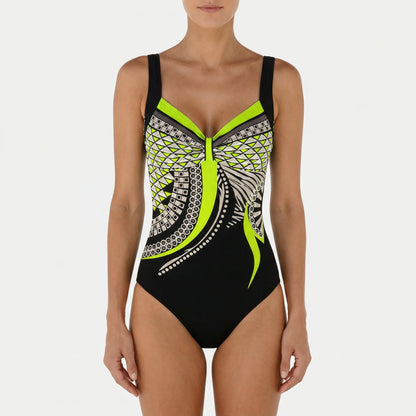 Printed One-Piece Swimsuit - Daniela