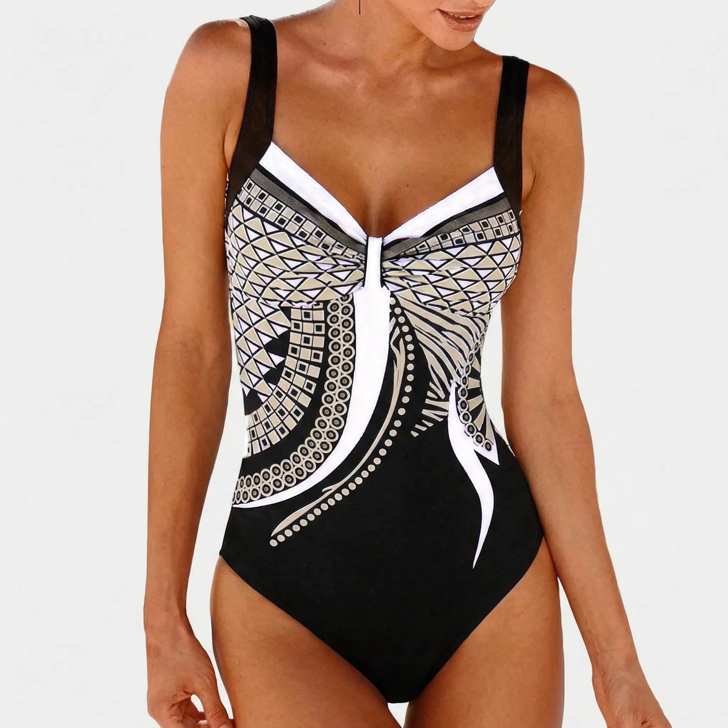 Printed One-Piece Swimsuit - Daniela