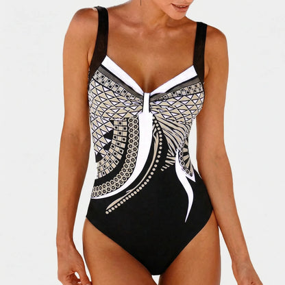 Printed One-Piece Swimsuit - Daniela