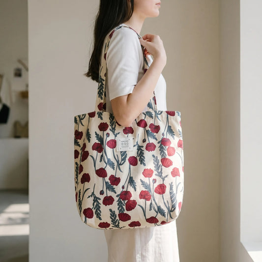 Printed Soft Shoulder Bag - Petalix