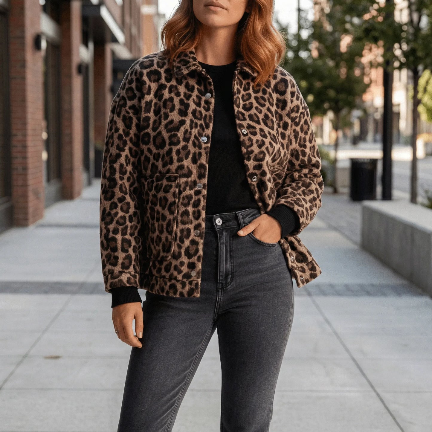 Printed Transitional Jacket - Fenja