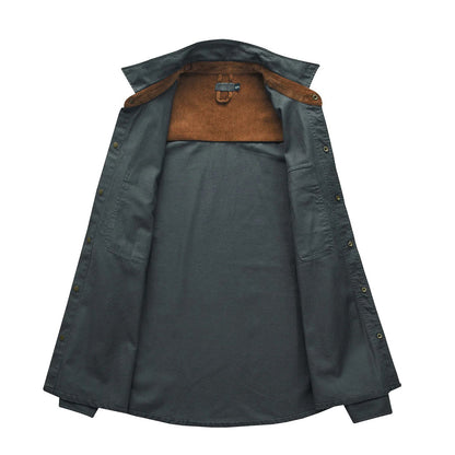 Stylish Men's Shirt with Contrasting Details – Ruben