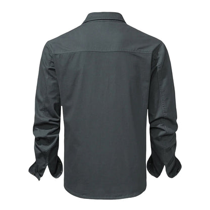 Stylish Men's Shirt with Contrasting Details – Ruben