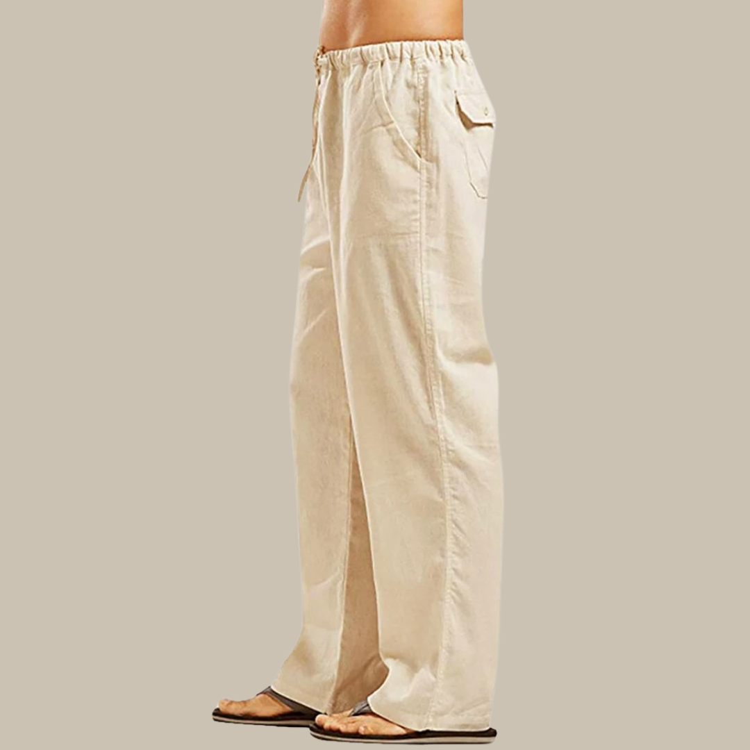 Airy linen summer trousers for men – Milan