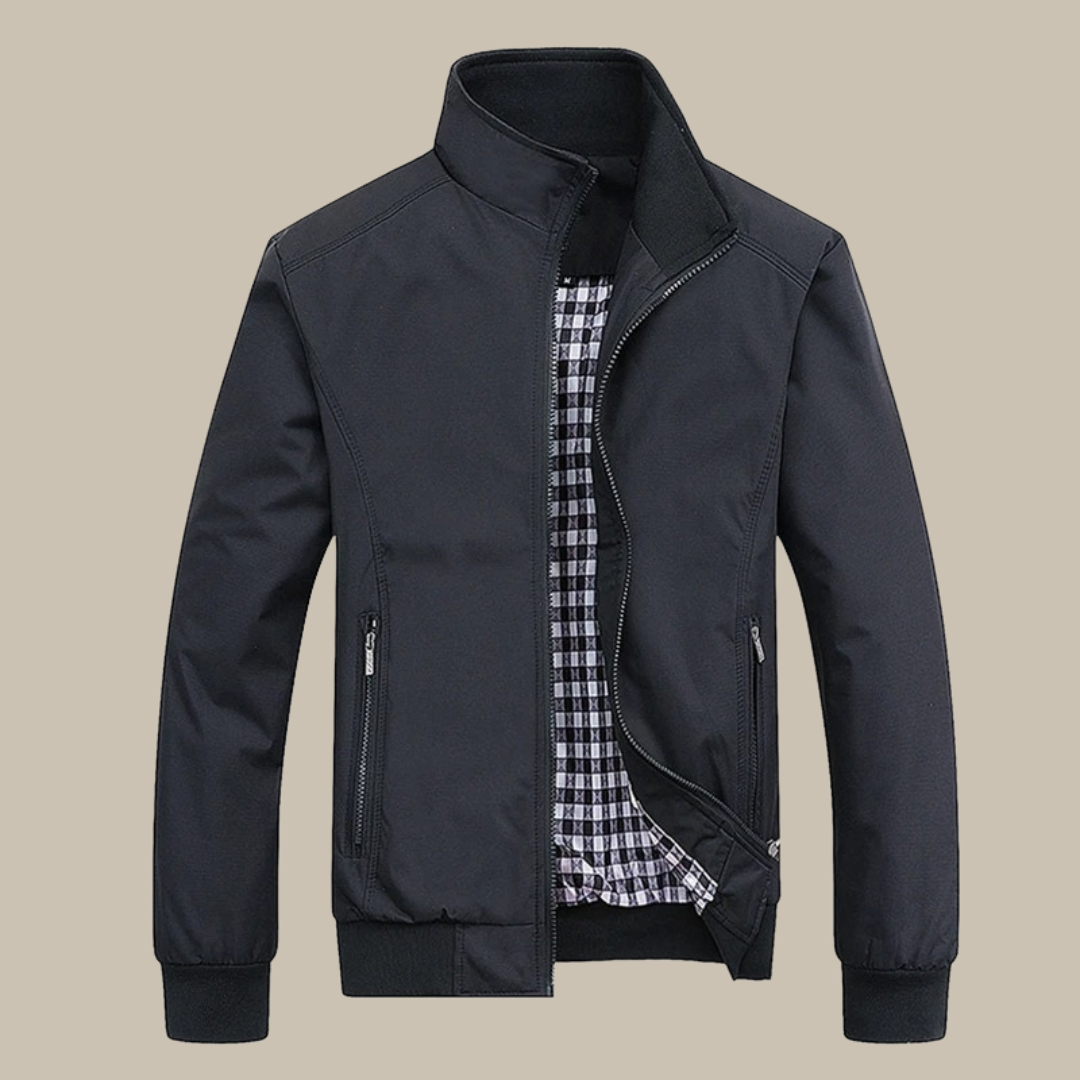 Men's Casual Windbreaker | Tommy Summer Jacket with Collar