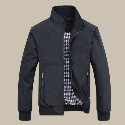 Men's Casual Windbreaker | Tommy Summer Jacket with Collar