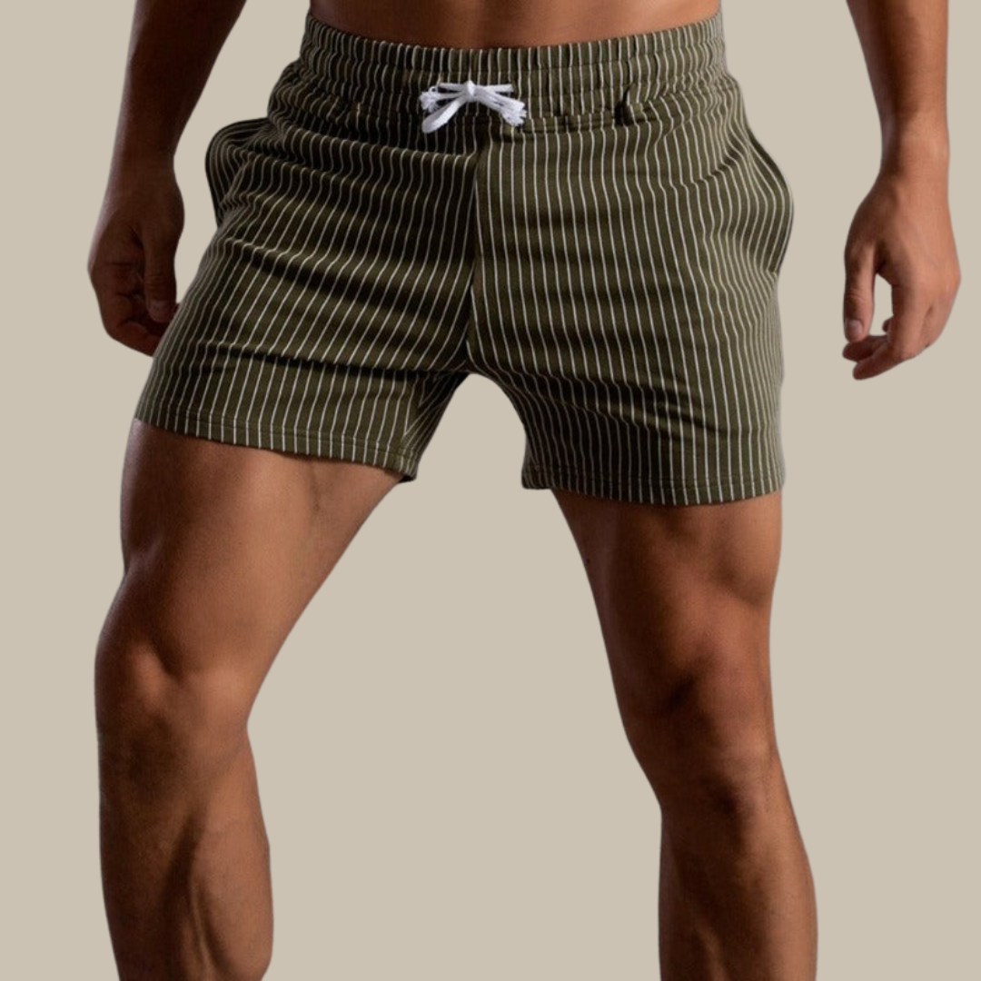 Quick-drying & Stylish Men's Swim Shorts made from Ripstop Polyester – Niko