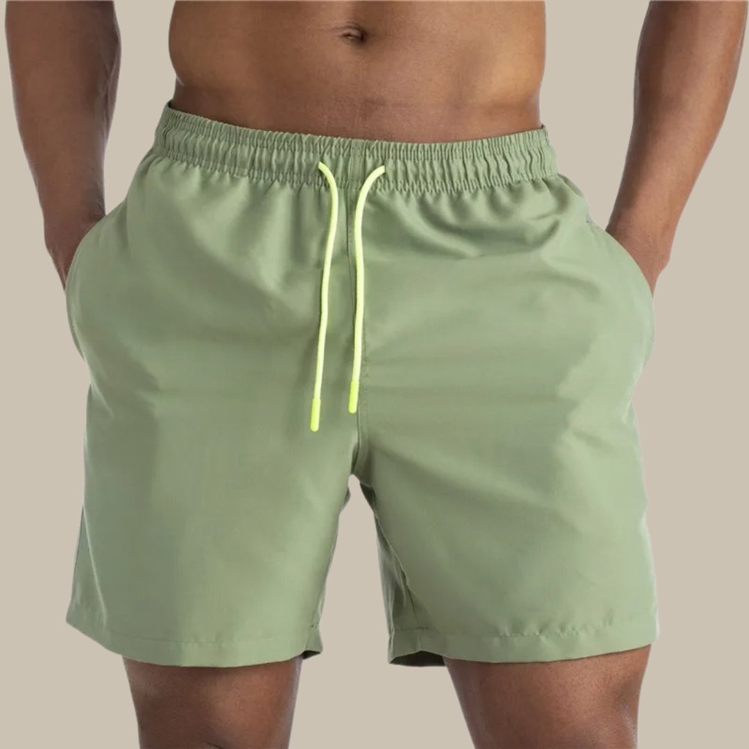 Men's Quick-Drying Swim Shorts | Stretch Fabric | Mid-Length Shorts