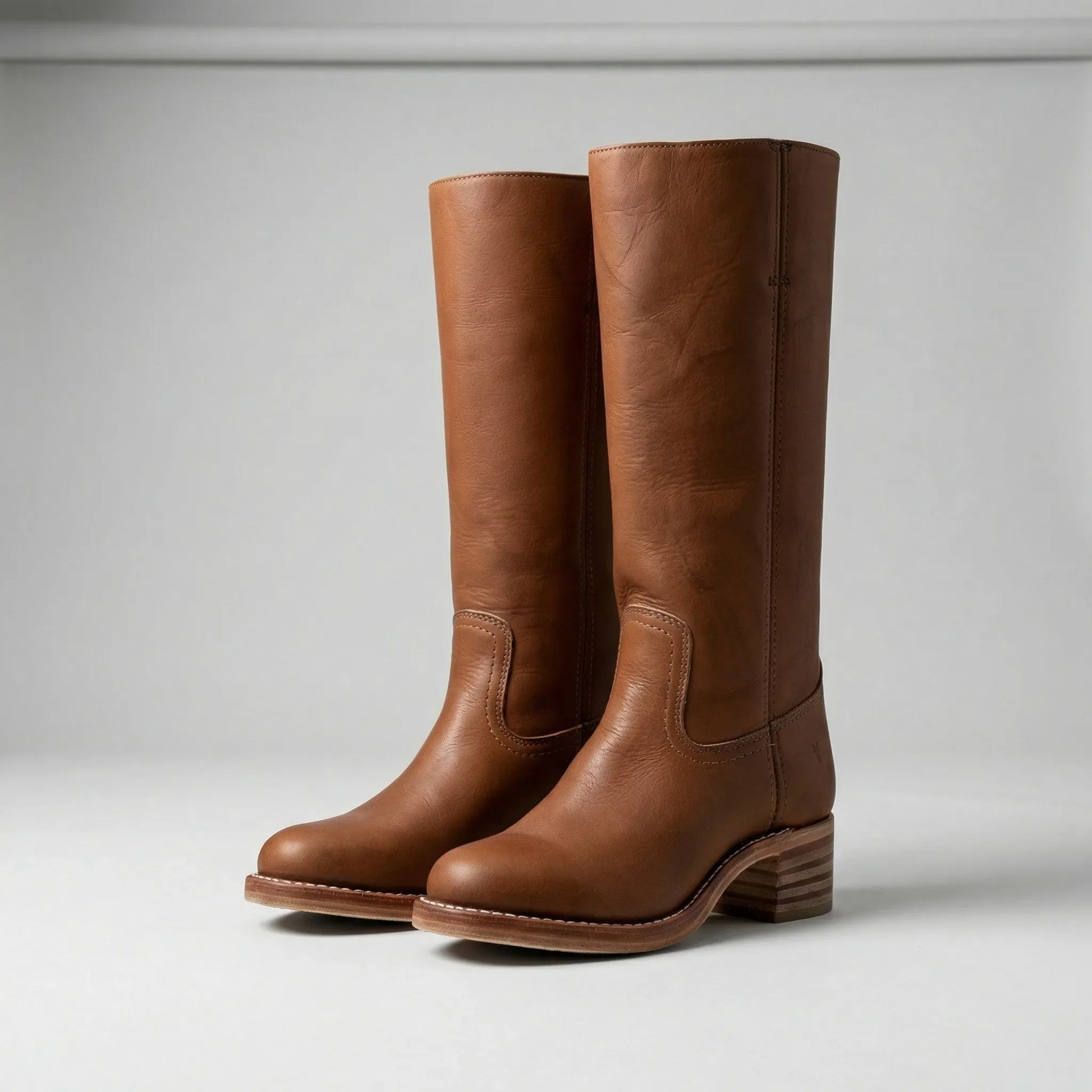 Pull-On Knee High Boots - Jennifer