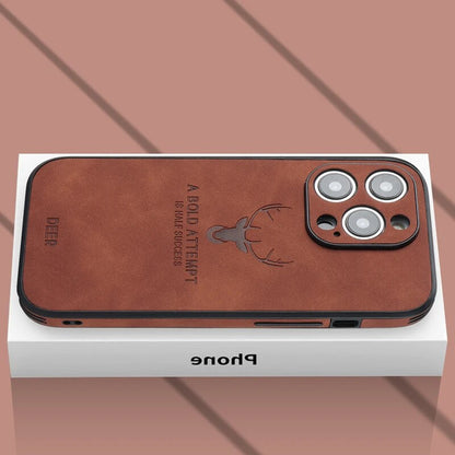 Luxury Deer Leather iPhone Case - Veltro