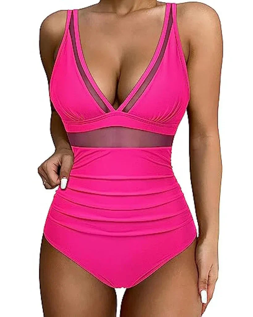 Swimsuit with adjustable straps and a flattering cut – Leona