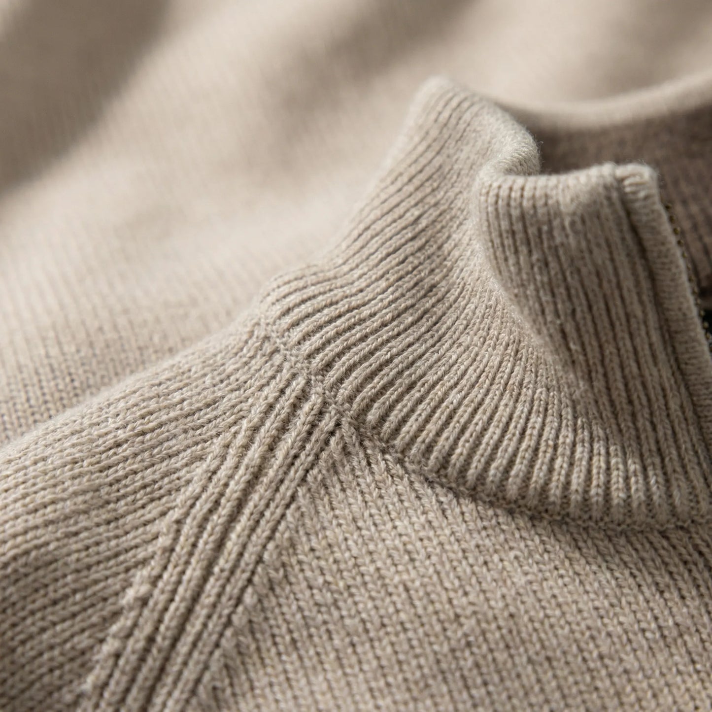 Quarter Zip Knit Jumper - Mateo