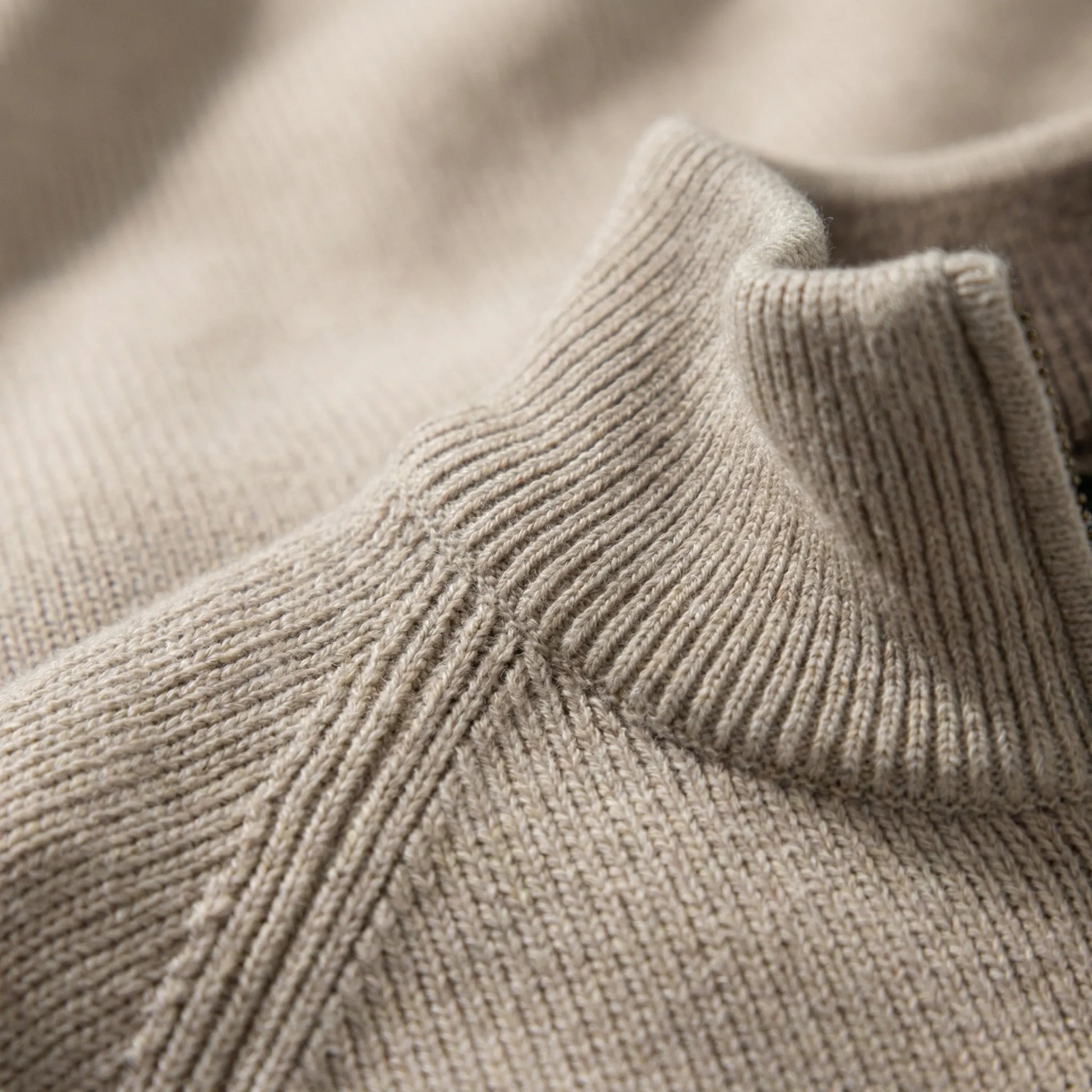Quarter Zip Knit Jumper - Mateo