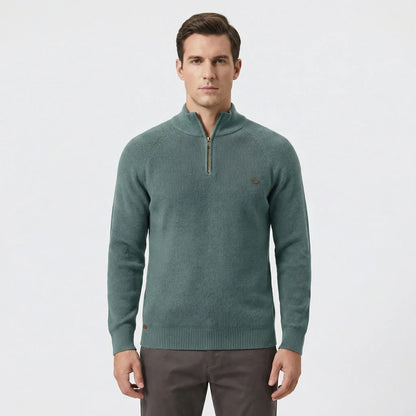 Quarter Zip Knit Jumper - Mateo