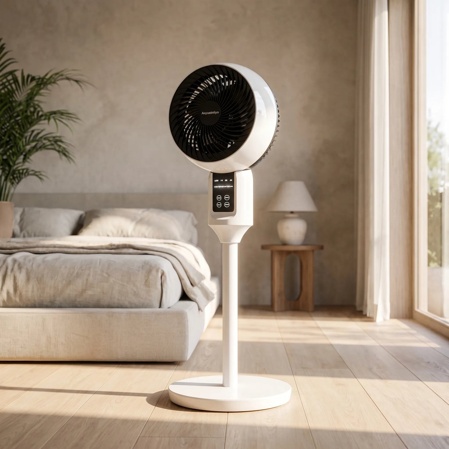 Quiet Remote Control Pedestal Fan - Aerostream