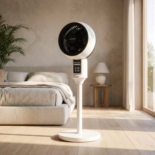 Quiet Remote Control Pedestal Fan - Aerostream
