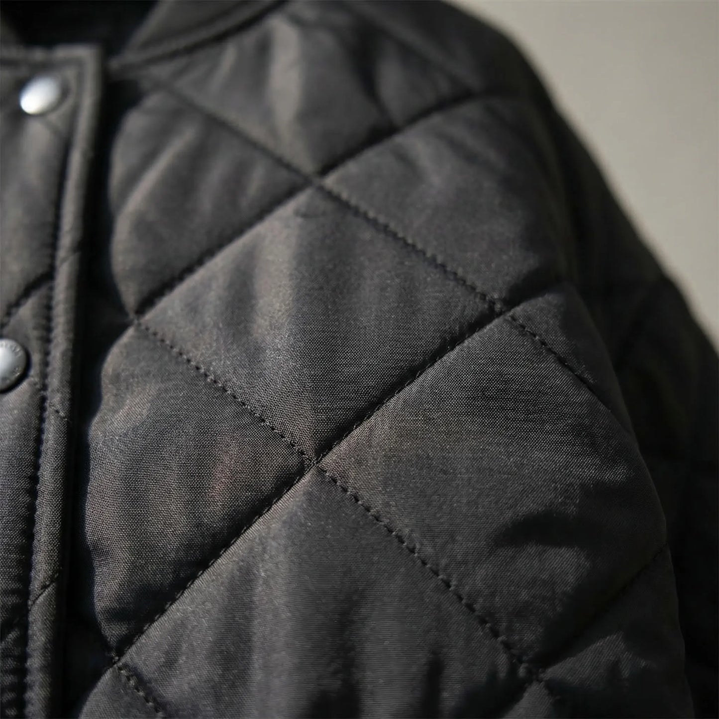 Quilted Cropped Bomber Jacket - Marcella