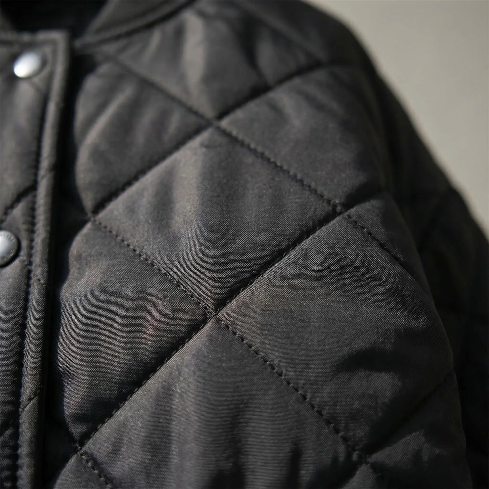 Quilted Cropped Bomber Jacket - Marcella