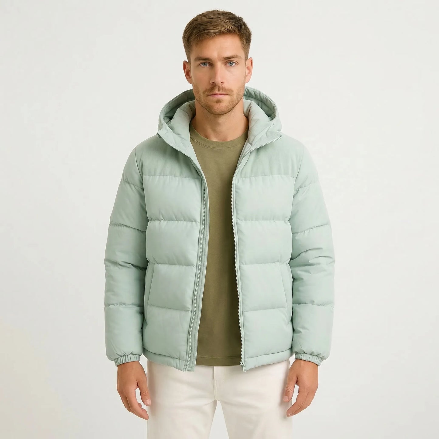 Quilted Hooded Puffer Jacket - Robert