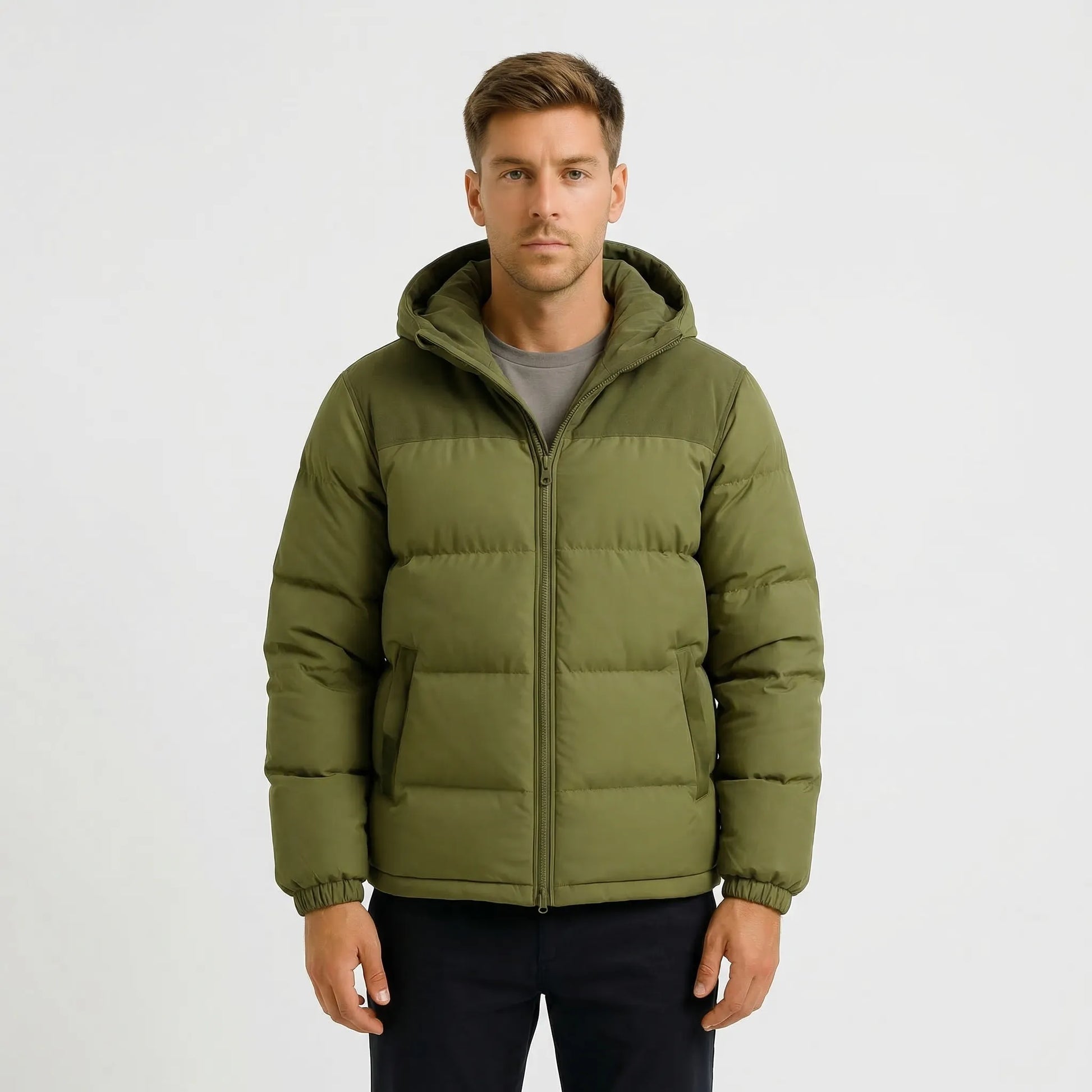 Quilted Hooded Puffer Jacket - Robert