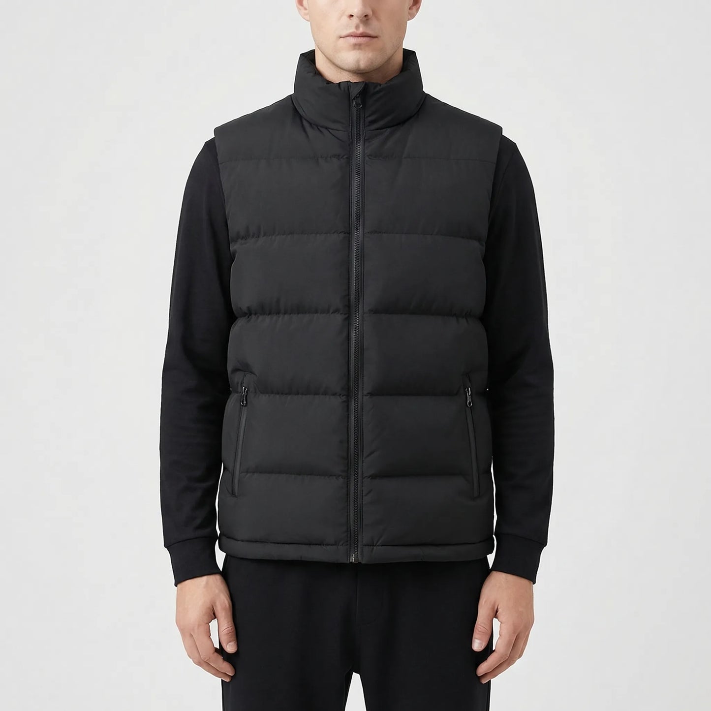 Quilted Sleeveless Gilet For Men - Jeremy