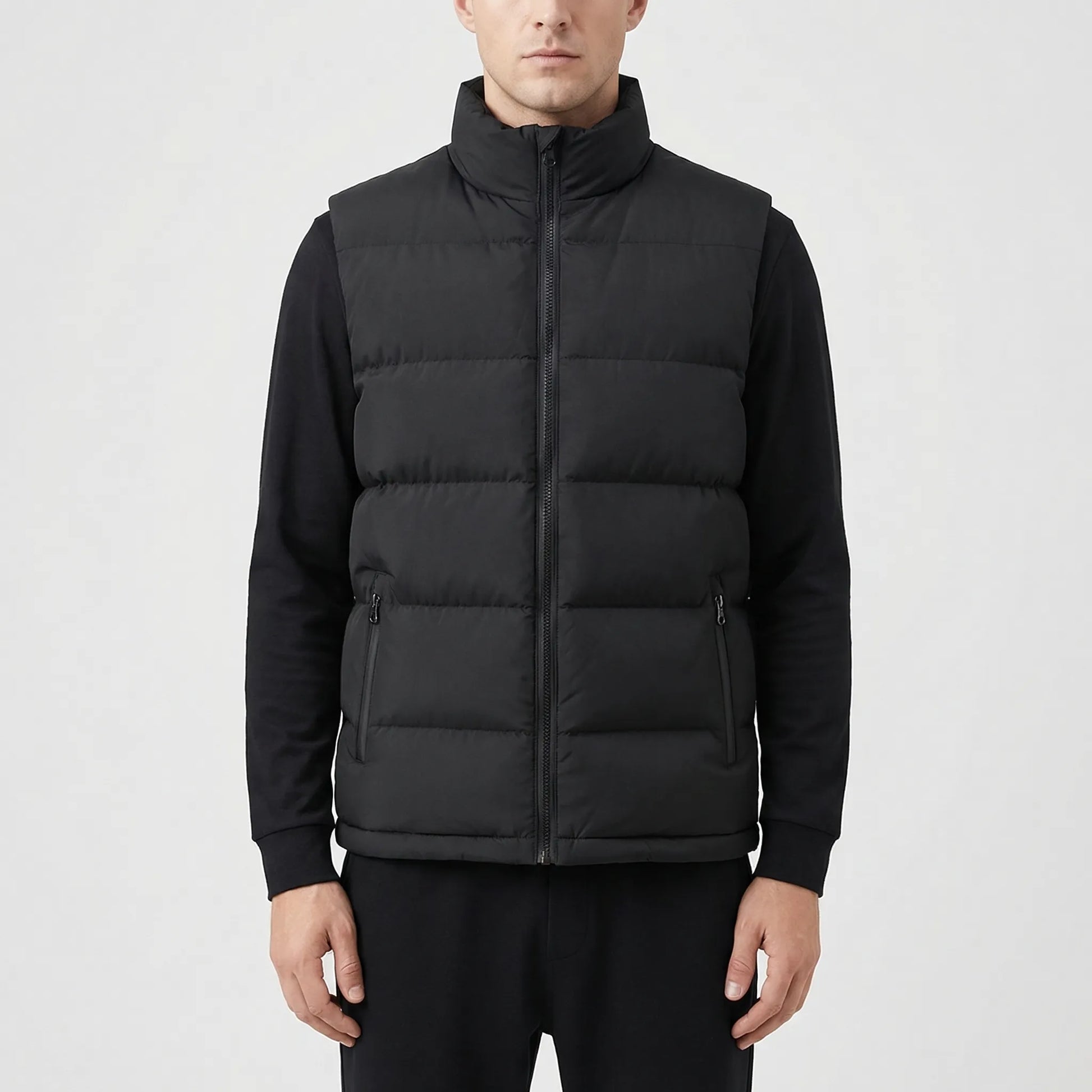 Quilted Sleeveless Gilet For Men - Jeremy