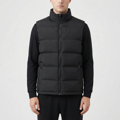 Quilted Sleeveless Gilet For Men - Jeremy