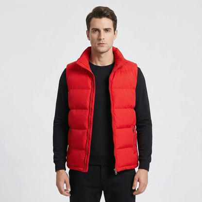 Quilted Sleeveless Gilet For Men - Jeremy